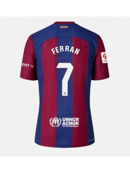 Ženski Nogometna dresi replika Barcelona Ferran Torres #7 Domači 2023-24 Kratek rokav